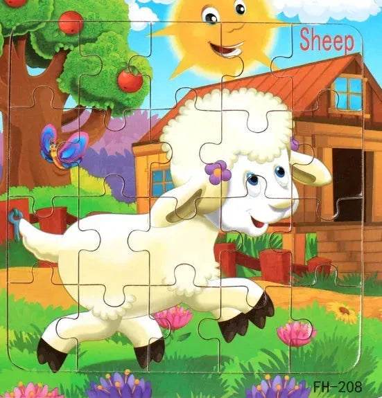 Wooden jigsaw puzzle toy - Velora