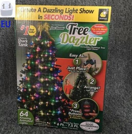 64 and 48 Light Dazzler Shower Tree Light Show of Christmas Tree https://like2b-uy