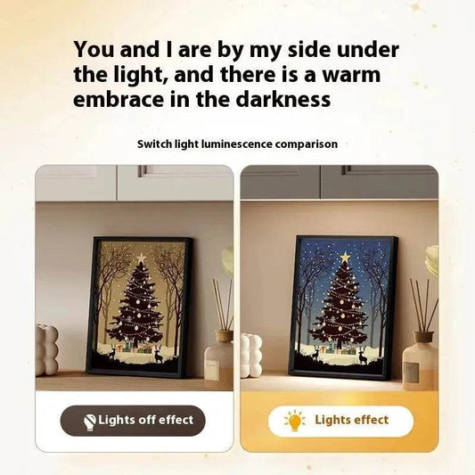 2024 New Luminous Christmas Tree Painting decorations Bluetooth Speaker integrated Gift Ideas - Velora
