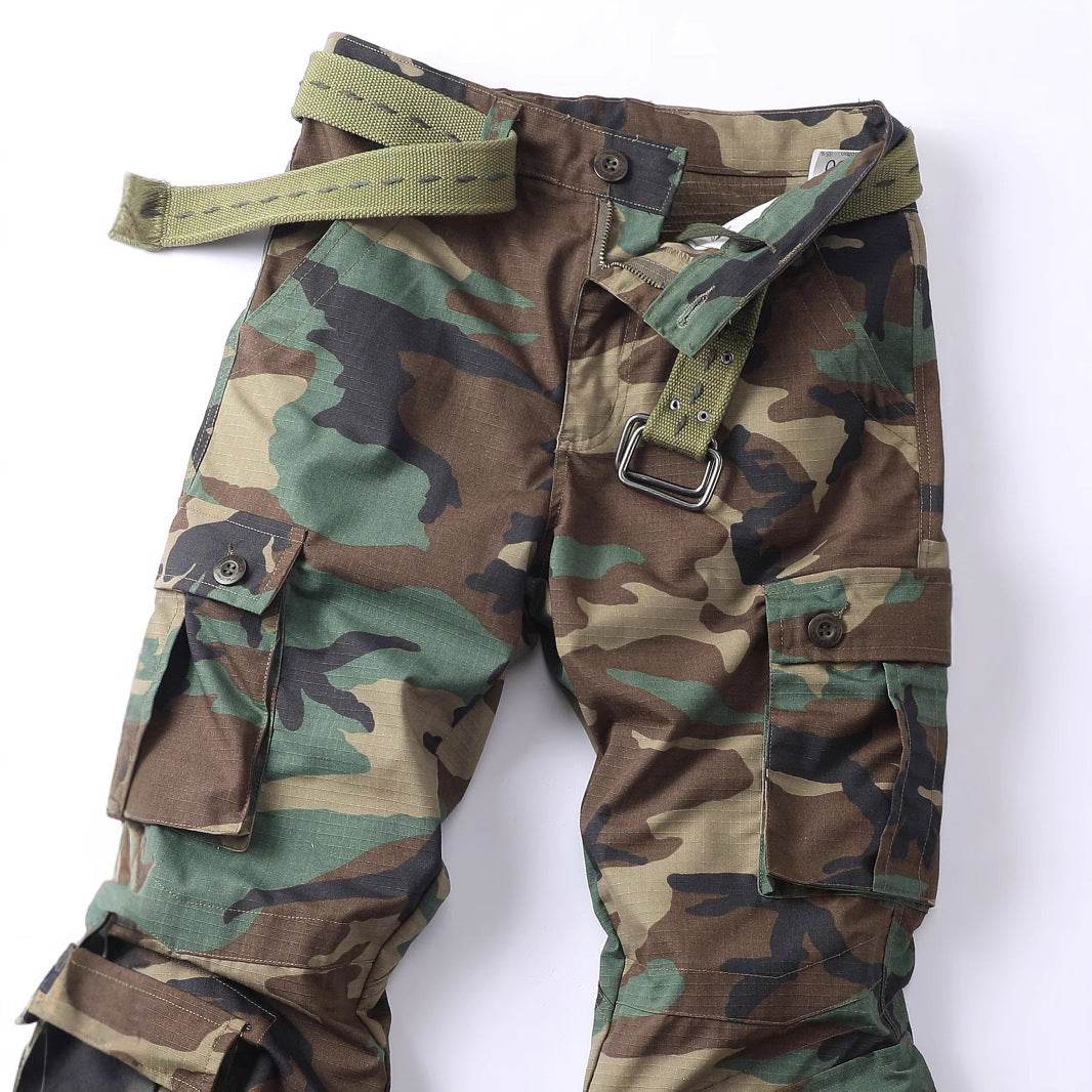 Military Camouflaged Men Tactical Mountain Cargo Pant Trousers - Velora