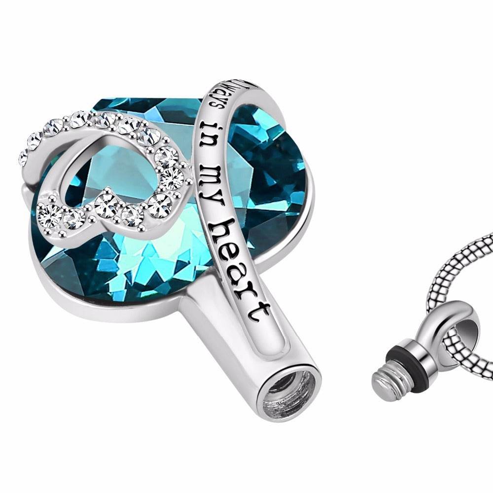 Crystal Heart Pendant - Velora