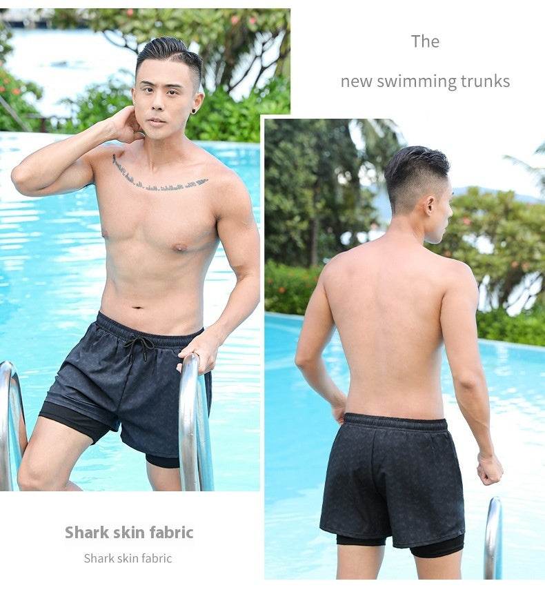 Men's Swim Trunks For Soaking In Hot Springs, Anti Awkward And Loose Fit - Velora