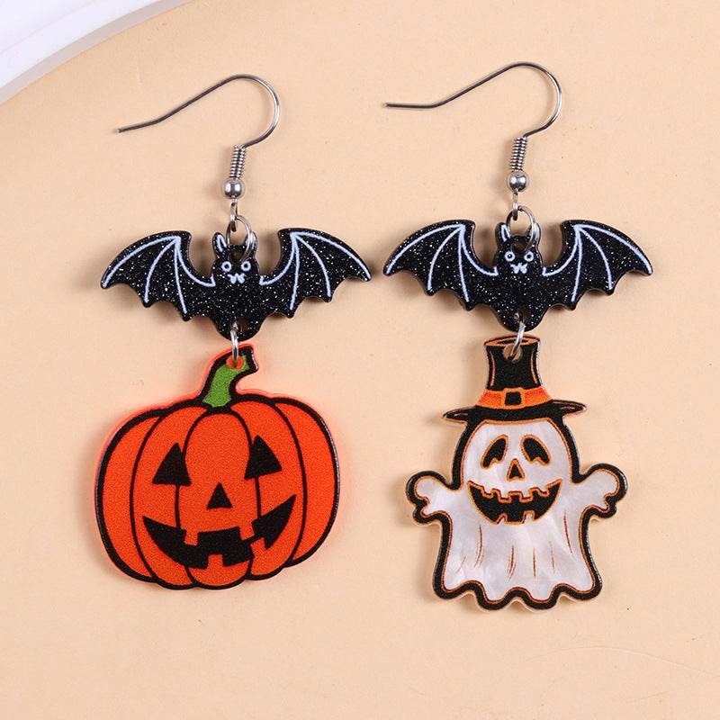 European And American Halloween Series Acrylic Earrings Color - Velora