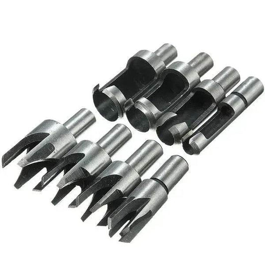 8pcs Wood Plug Cutter set tapered plug cutter - Velora