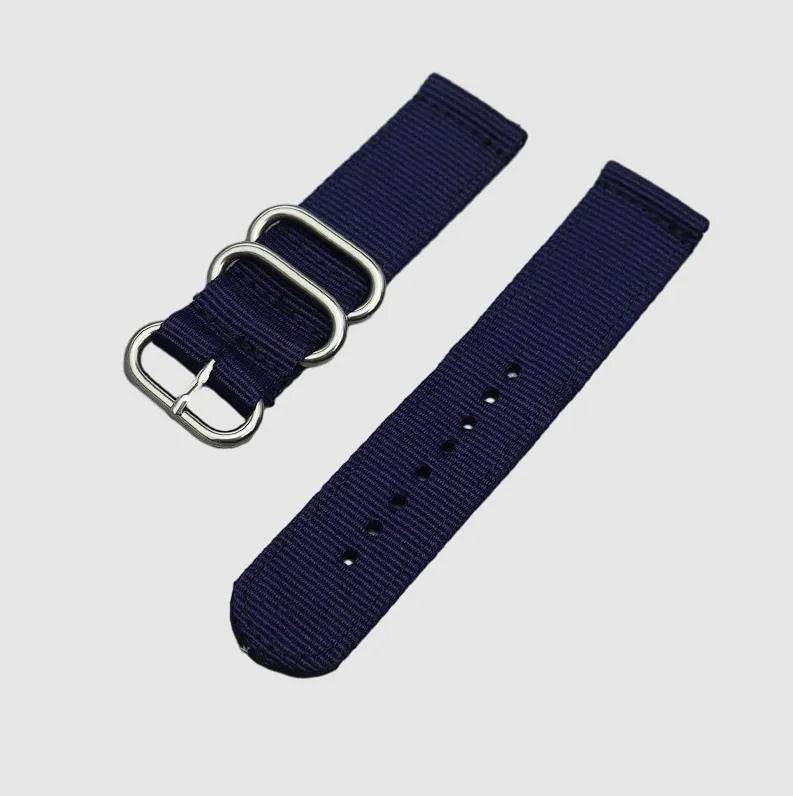 Suitable For Quick Release Watchband Gear S3 S2 Thickened Nylon Canvas Watch Strap - Velora