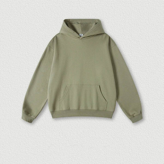 2pcs Men's Cotton American-style Heavy Hoodie Sweatshirt Pullover sweatsuit Outfit set - Velora