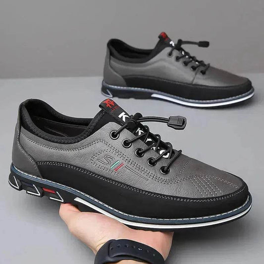 Genuine Leather Sports Comfortable And Non-slip Waterproof Leather Formal Shoes for Men - Velora