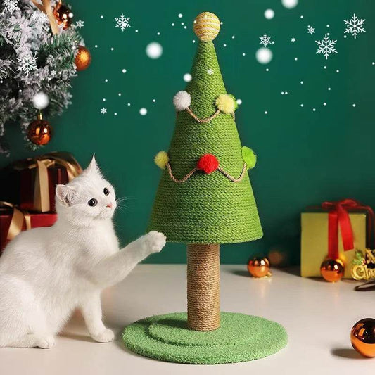 Natural Christmas Tree Cat Climbing Frame - Velora
