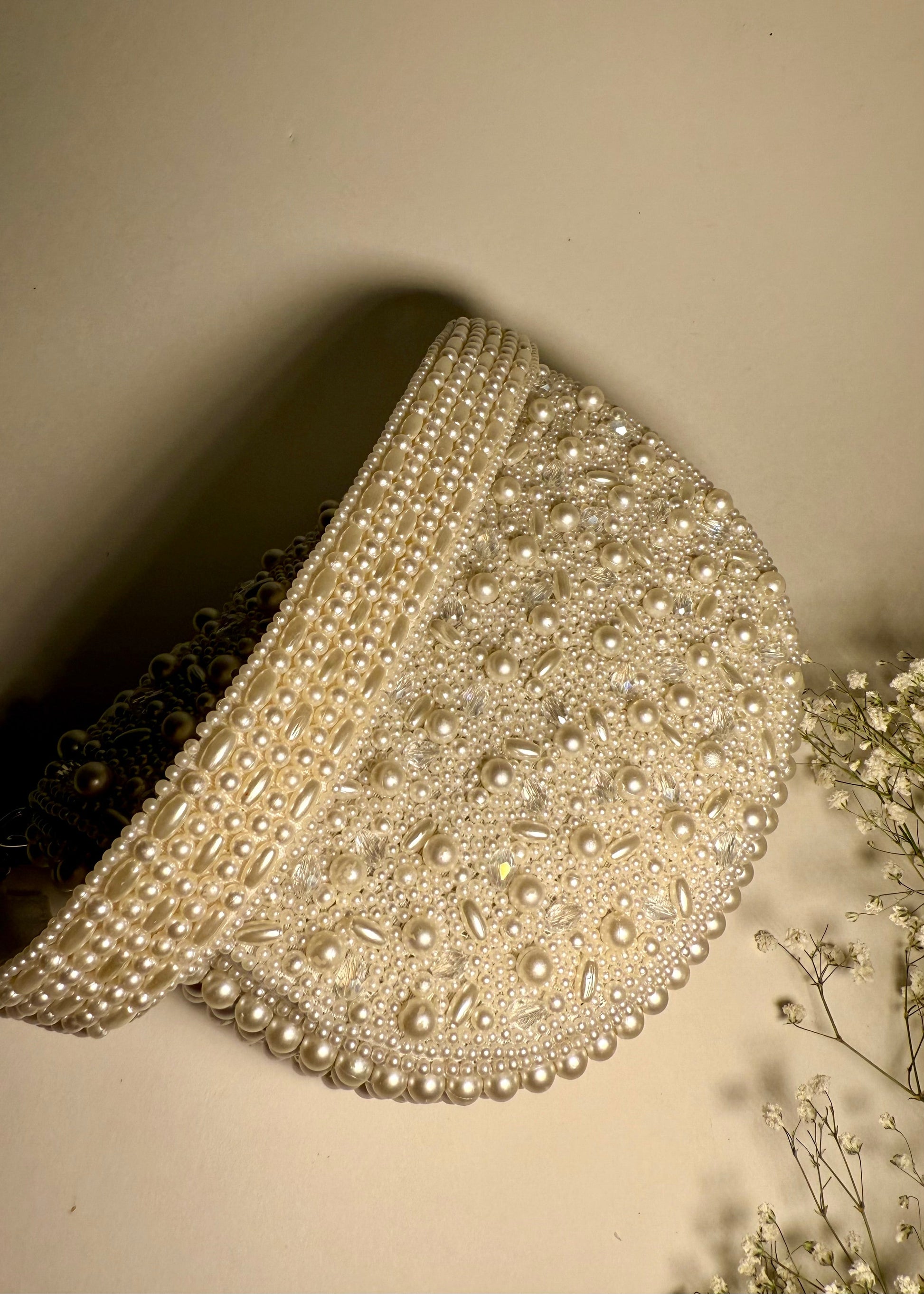 The Noor Pearl Clutch - Velora Luxury Fashion