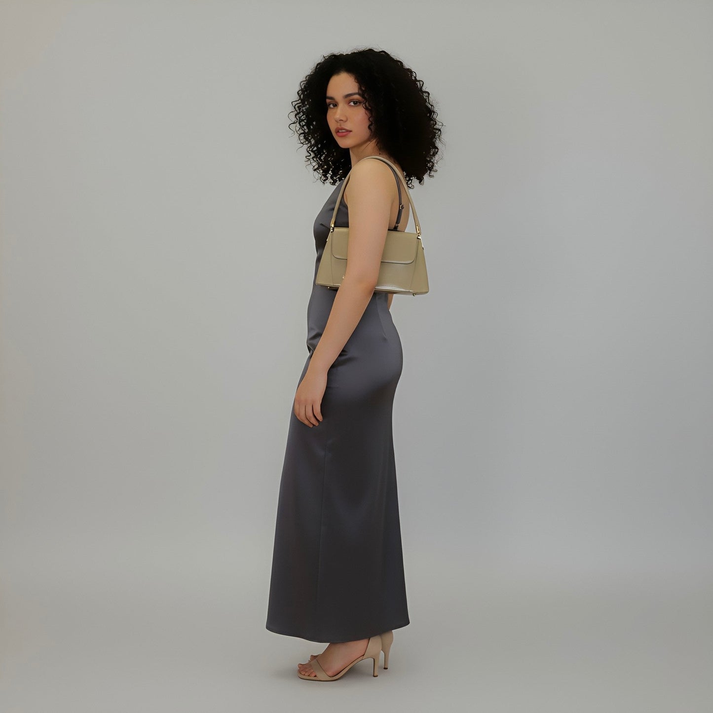 SERENE - Top Handle Shoulder Bag in Green - Velora