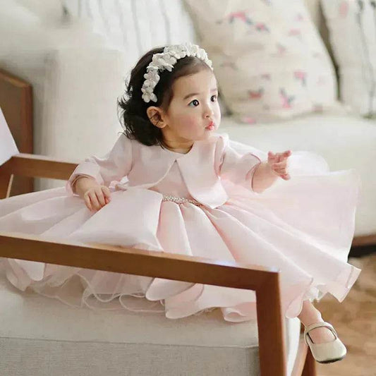 Little Bridesmaid Flower Girl Dress Princess ball dress for baby girl - Velora