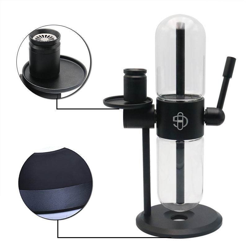 New Transparent Glass Gravity Hookah - Velora