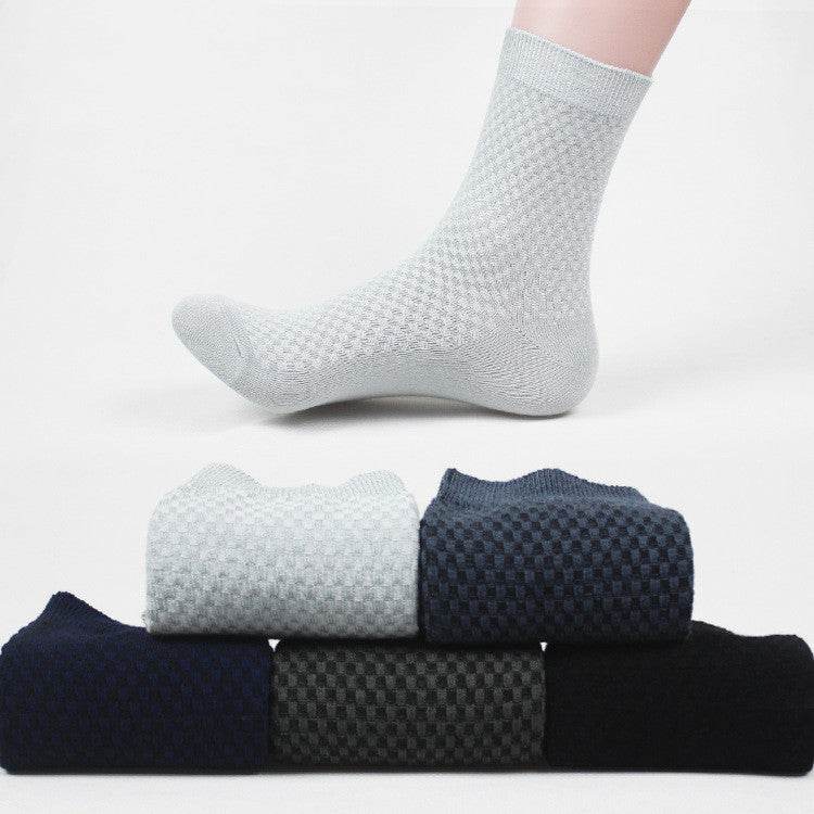 Socks men's new bamboo fiber men's business socks