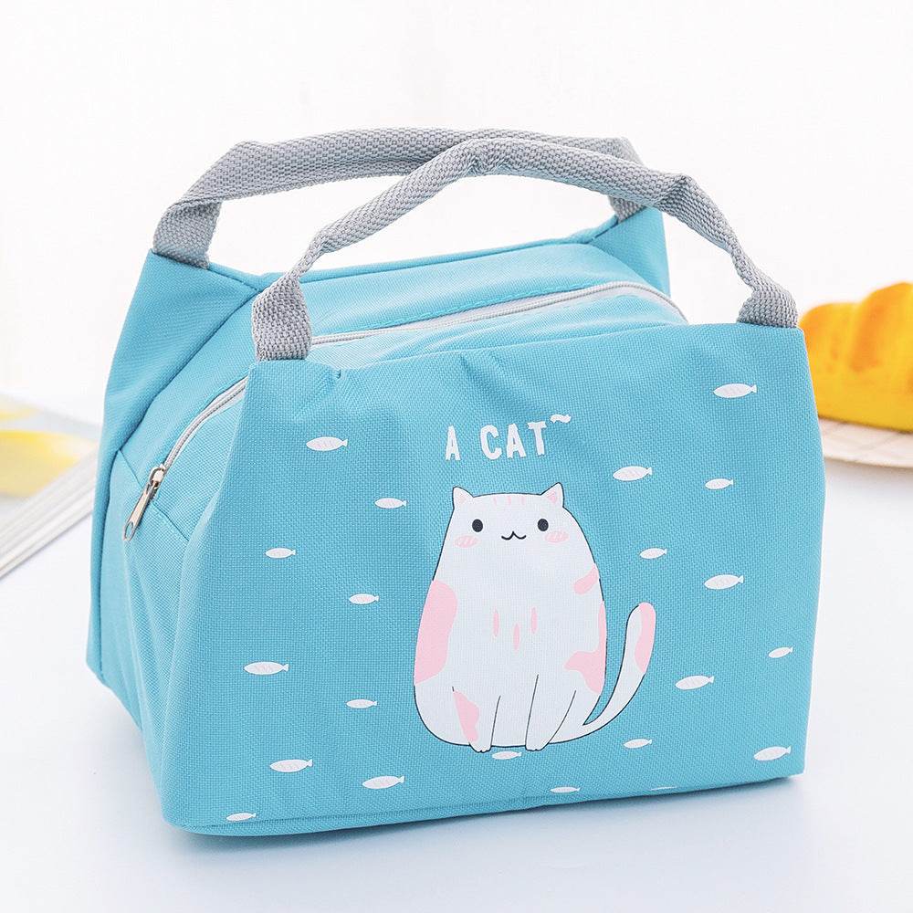 Cute Cartoon Lunch Bag – Insulated for Kids & Students - Velora
