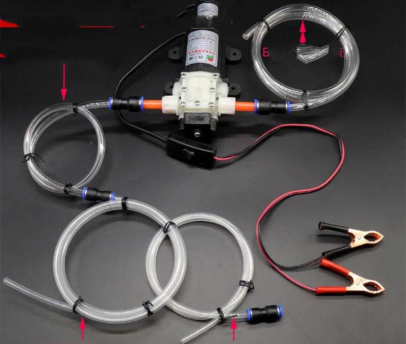 Self-priming Electric Changer Automobile Car Vehicle Engine Oil Pump - Velora