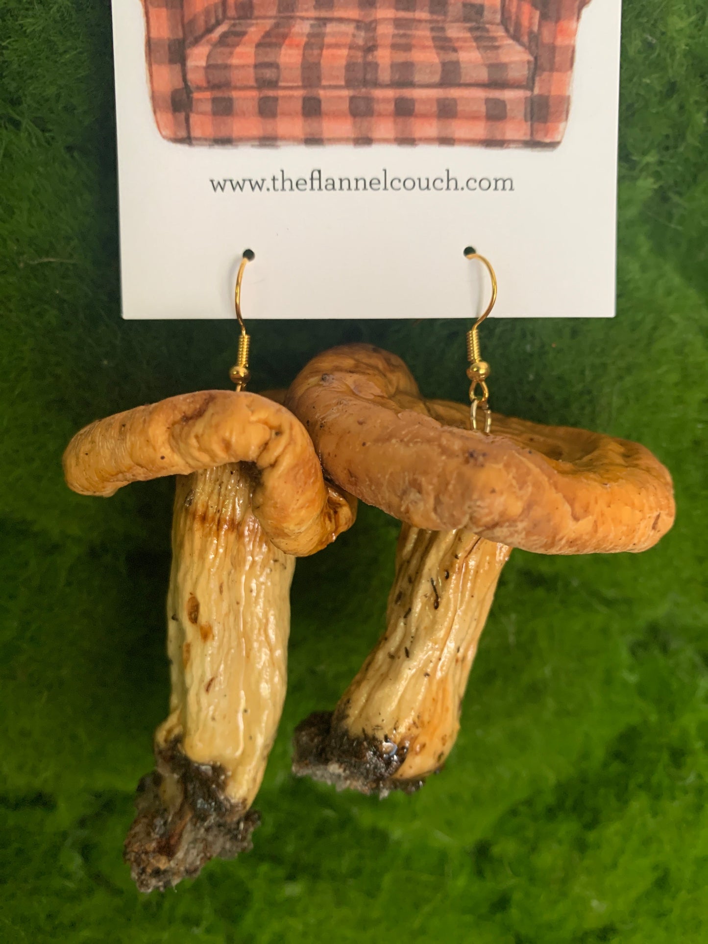 Wild Ontario Mushrooms Earrings www.Shopthatapp.com