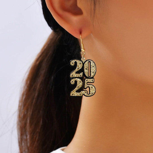 Acrylic Fashion Earrings Sequins Creative Design - Velora