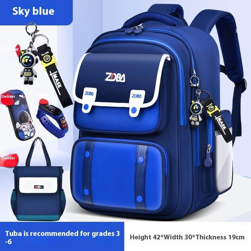 Elementary School Spine Protection Backpack Water resistant School bag - Velora