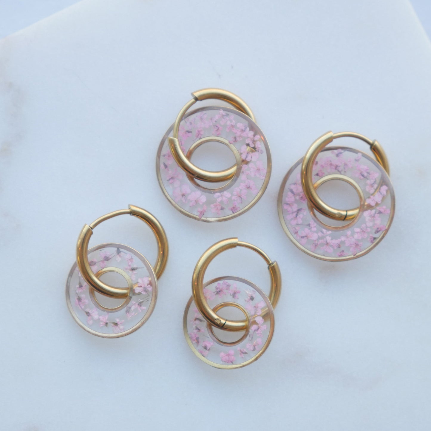 Boucles d'oreilles Dona - ronds - Velora