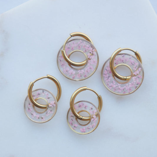 Boucles d'oreilles Dona - ronds - Velora