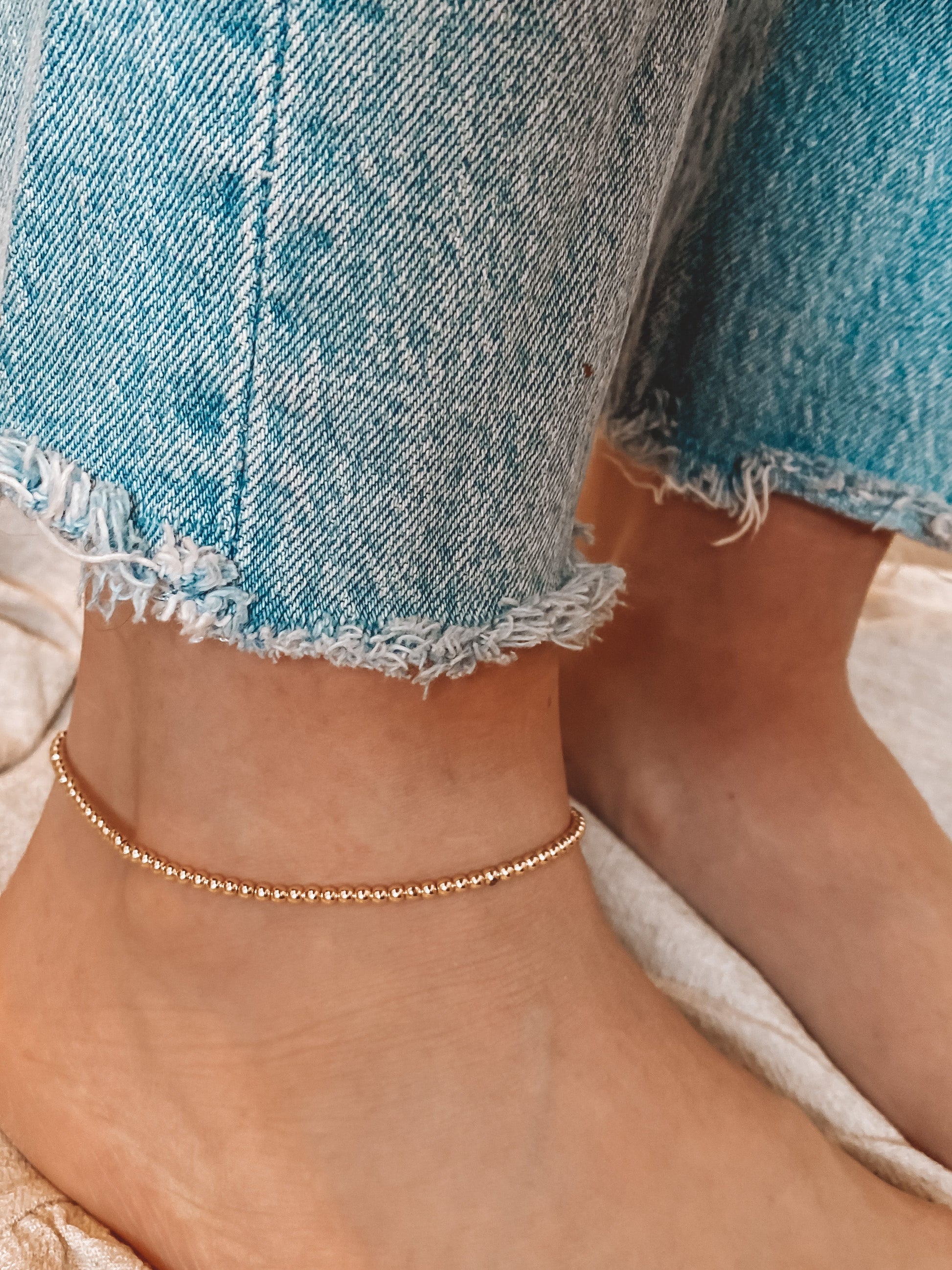 3MM 14K Gold Filled Anklet - Velora Luxury Fashion