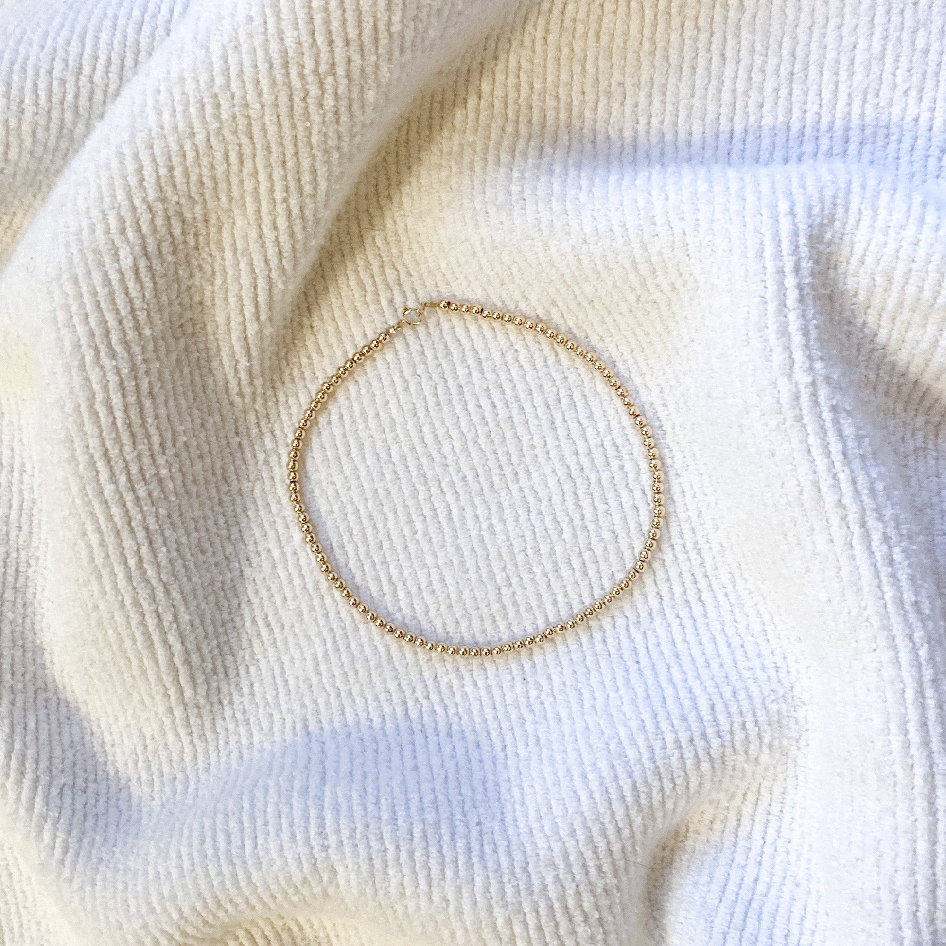 3MM 14K Gold Filled Anklet - Velora Luxury Fashion