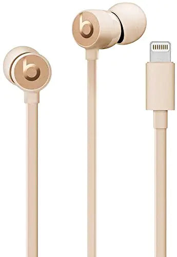 Beats Urbeats3 Wired Earphones Lightning Edition - Matte Gold (Refurbished)