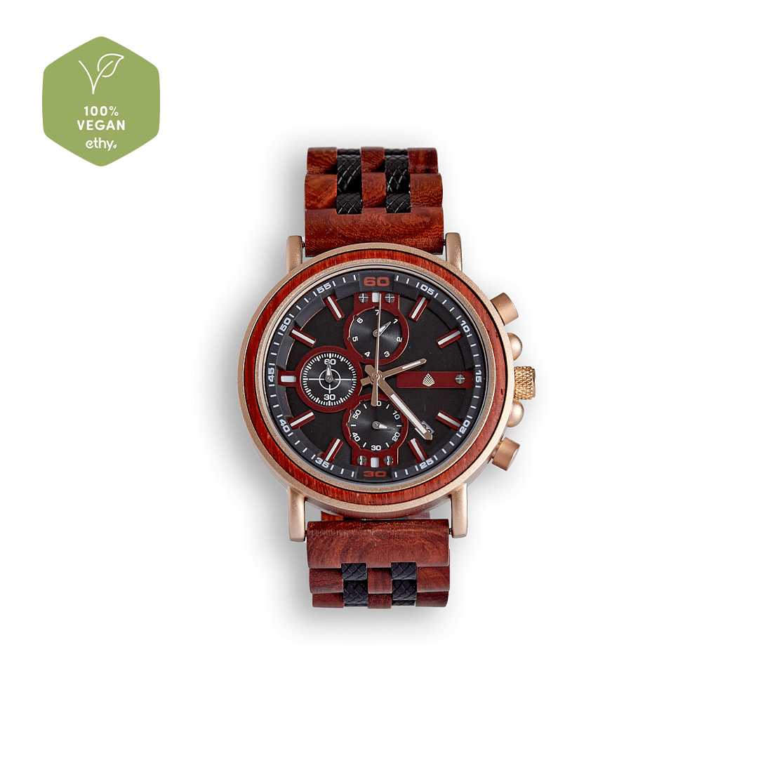 The Redwood: Wood Watch for Men - Velora Luxury Fashion