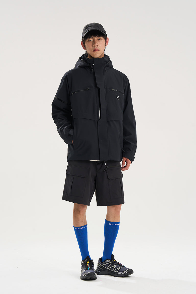 Forest Unisex Windbreaker Jacket - Velora