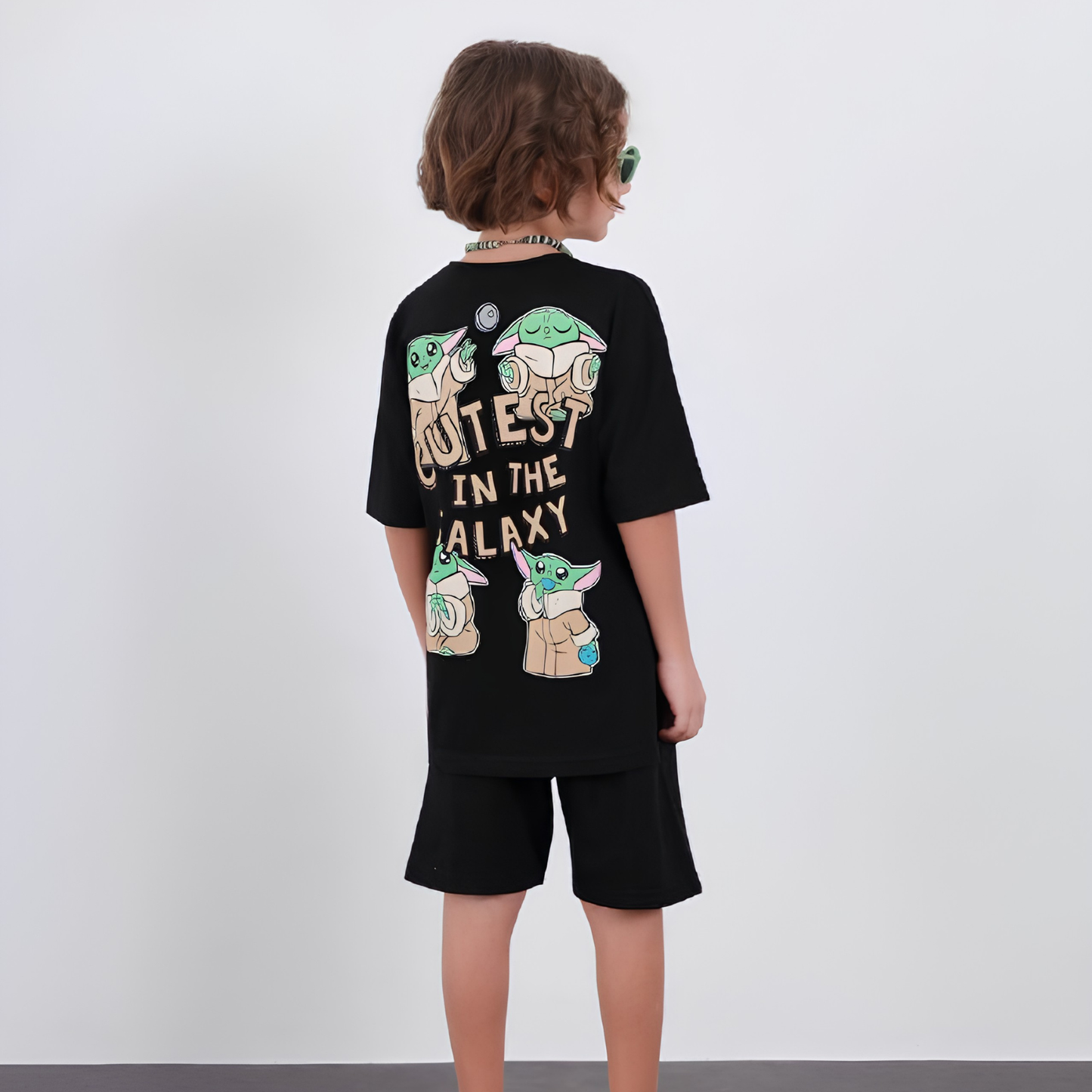 Space Bros Boys Shorts Set