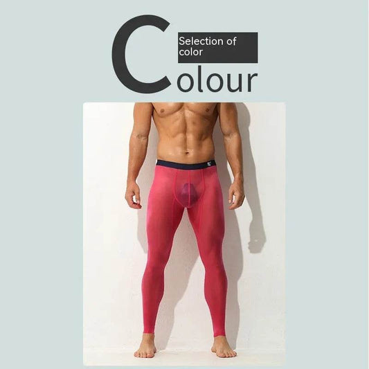Men's Leggings Ultra-thin Tight Fitting Long John underwear men - Velora