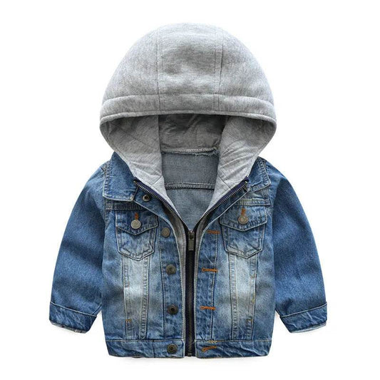 Boys And Children Washed Soft Denim Jacket - Velora