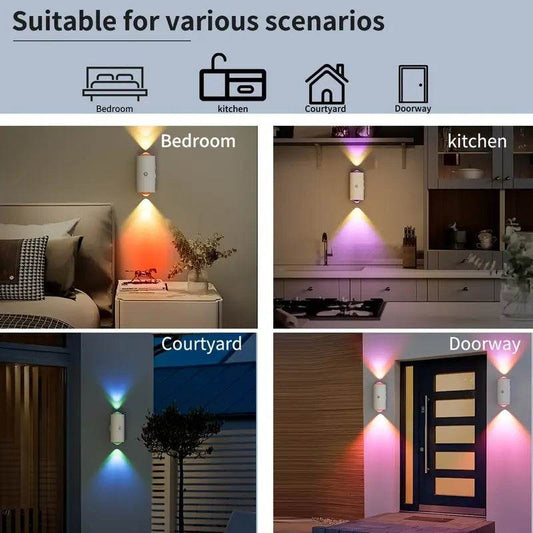 Ambient RGB Gradient Motion sensor LED Night Light - Velora