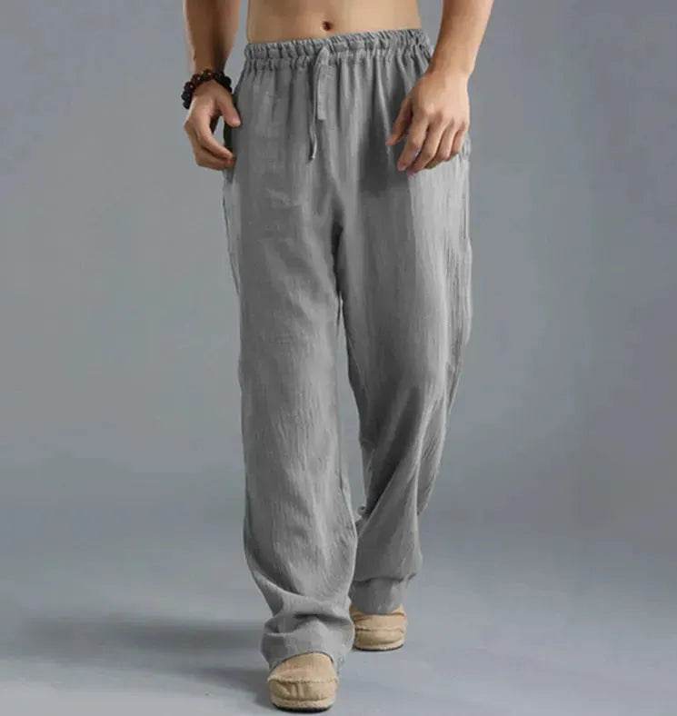 Linen Pants for Men Loose Fit Casual Classic Summer. - Velora