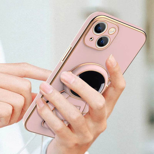 3D Astronaut Phone Case Anti-Drop Electroplating Bracket - Velora