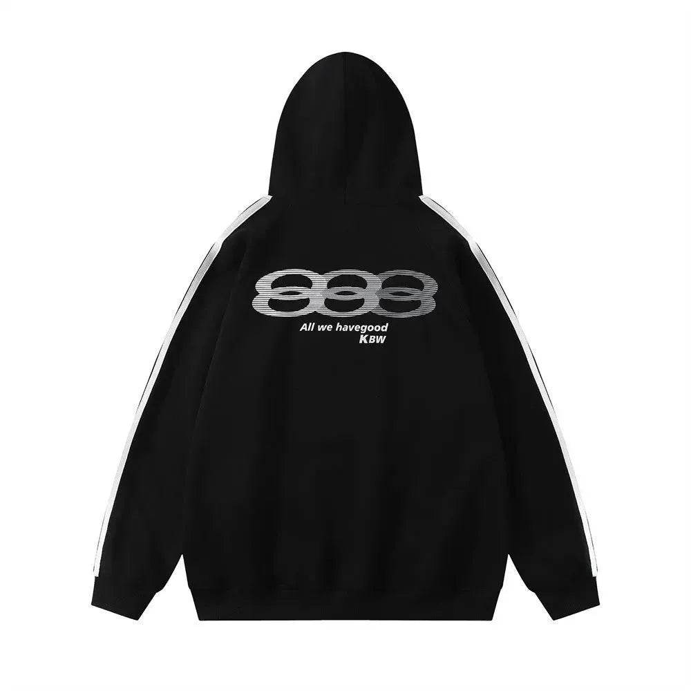 America Street Fall Hoodie Sweatshirt Pullover Unisex - Velora