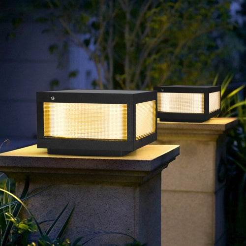 Solar Wall Light With Dimmable LED-2 Package Landscape Pathway Lighting - Velora