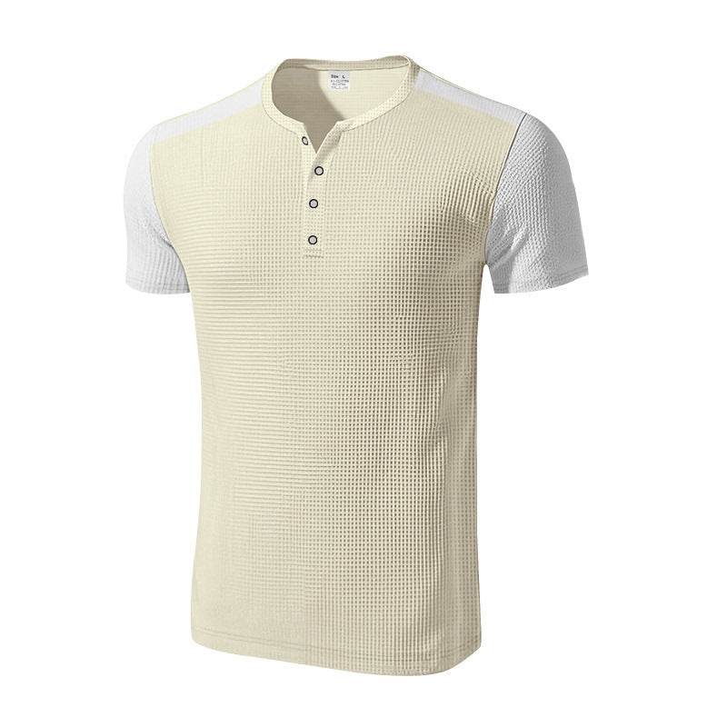 Plus Size Men's Color Block T-shirt - Velora
