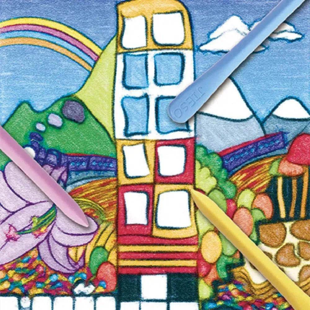Children Coloring Painting Graffiti Erasable Plastic Crayon - Velora