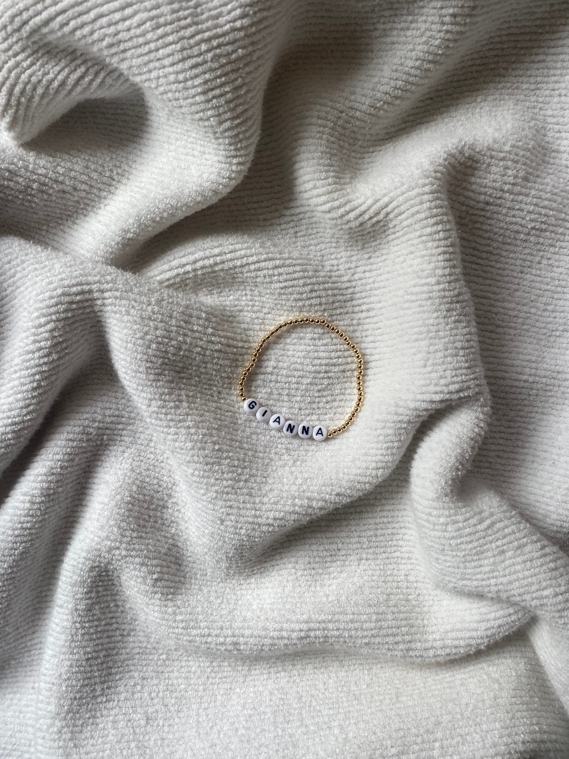 3mm 14K Gold Filled Custom Name Bracelet - Velora Luxury Fashion