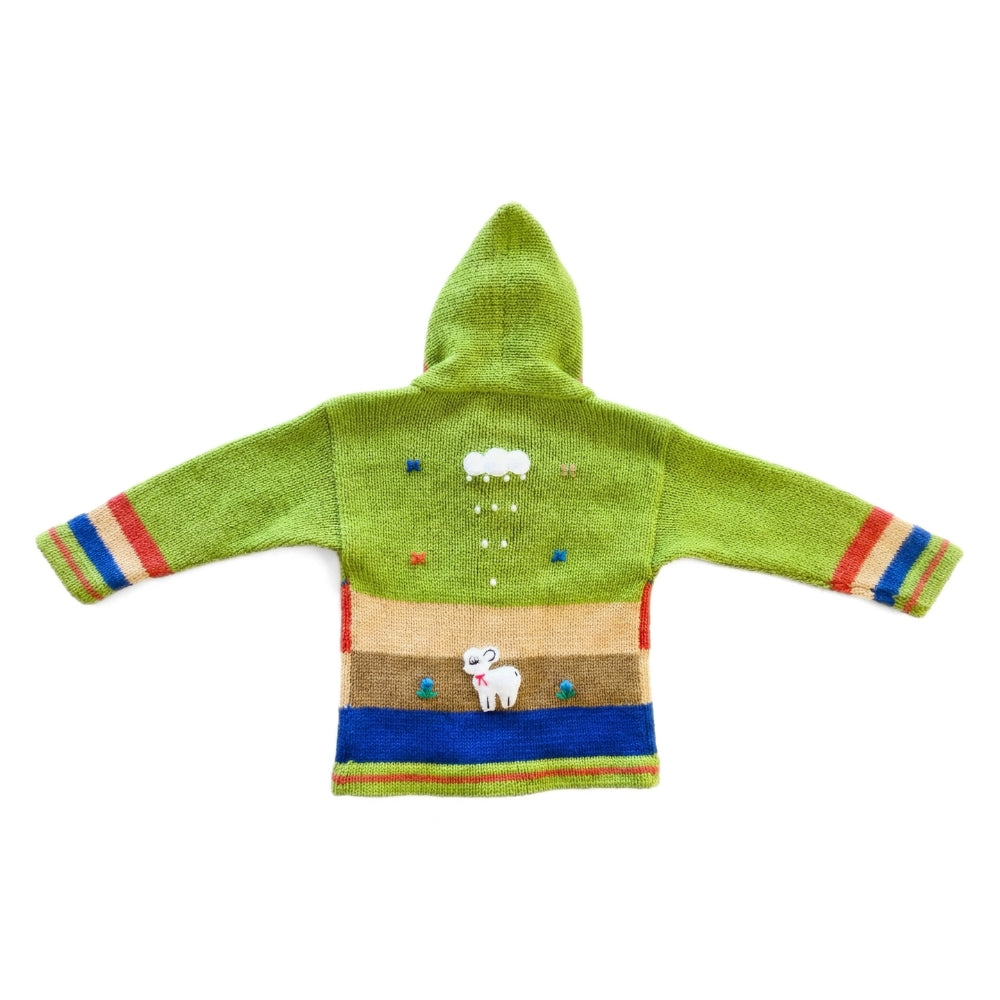 2-4T Kids Hand-Knit Alpaca Wool Sweater Sassy's Garage