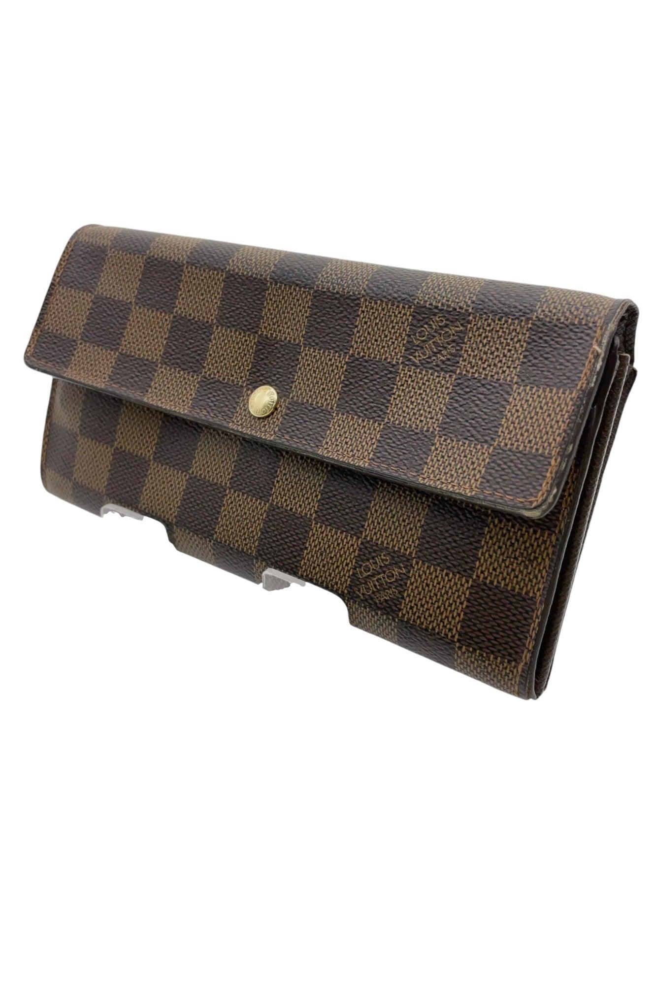 Louis vuitton Damier Ebene Pochette Porte Monnaie Carte - Velora
