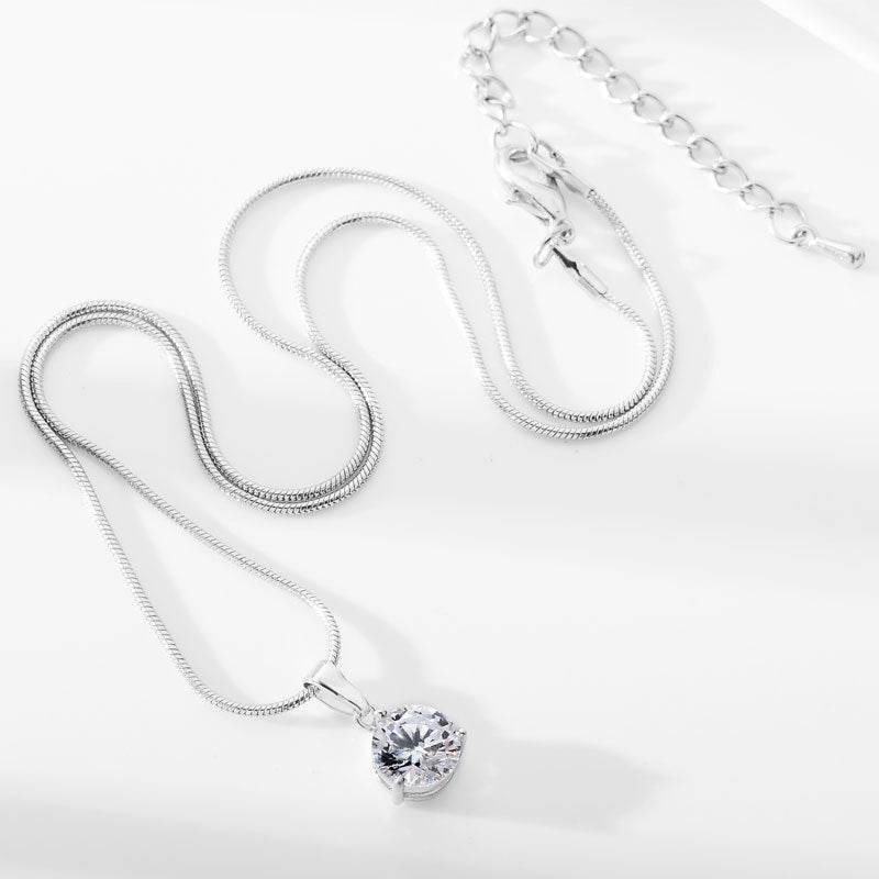Water Drop Necklace Earring Set - Velora