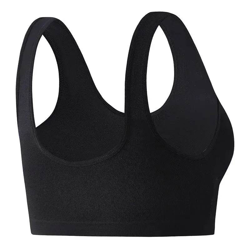 Front Zipper Sports Bra Shockproof High Strength Bra high impact sports bra - Velora