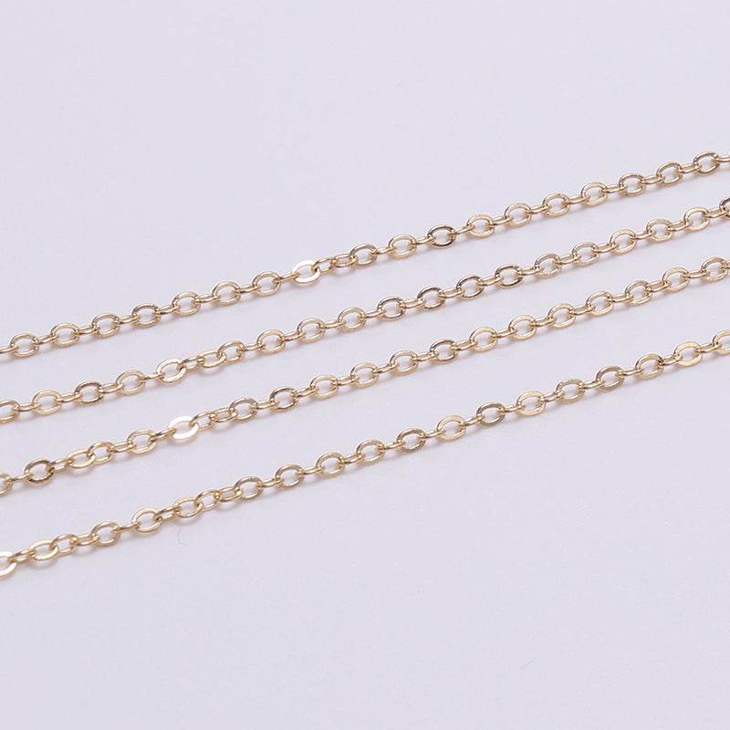 Thin Metal Crushed O-Chain rolls - Velora