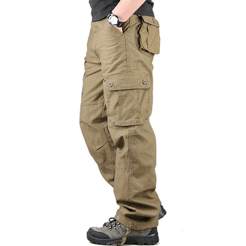 Multi-pocket Men's Casual Loose Labor Protection Cargo Pants - Velora