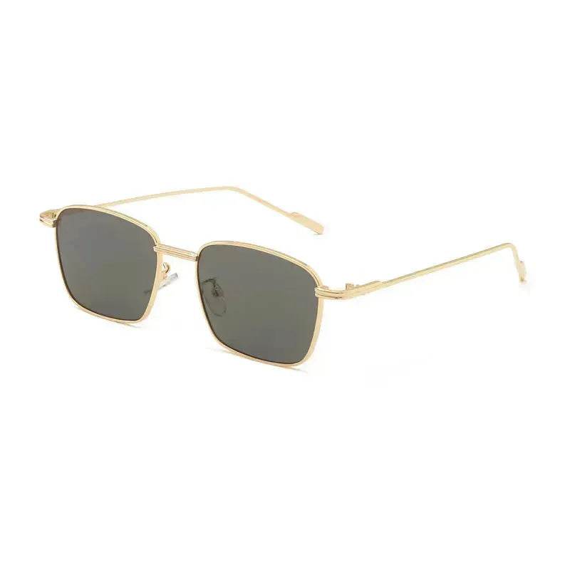 Metal Small Frame Fashionable Versatile Sunglasses - Velora