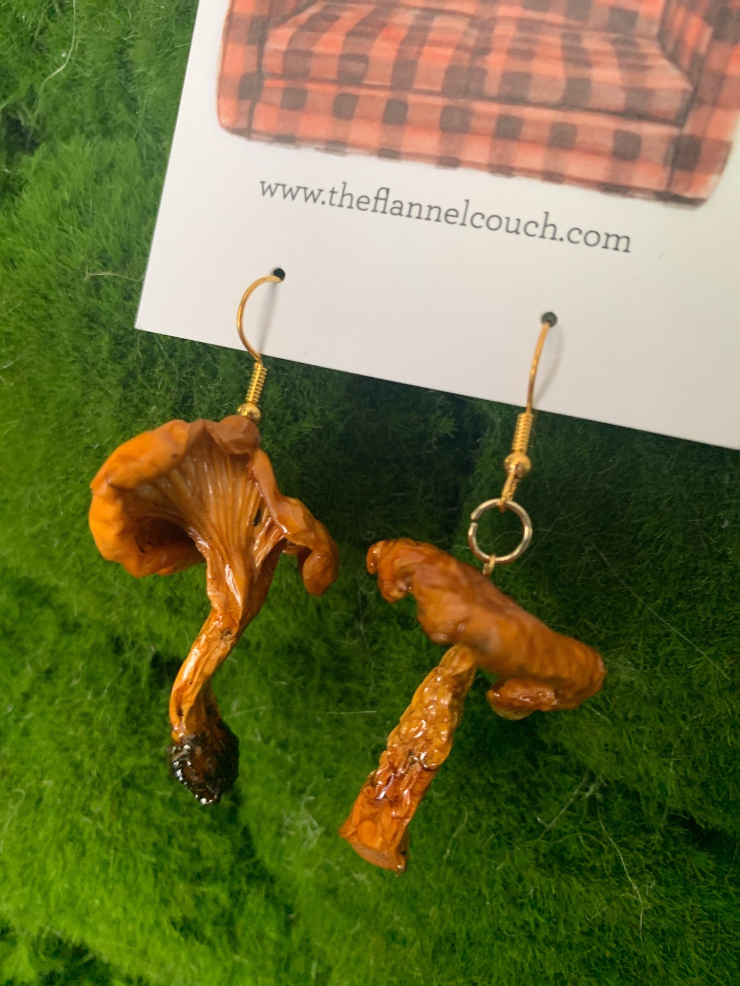 Wild Ontario Mushrooms Earrings www.Shopthatapp.com