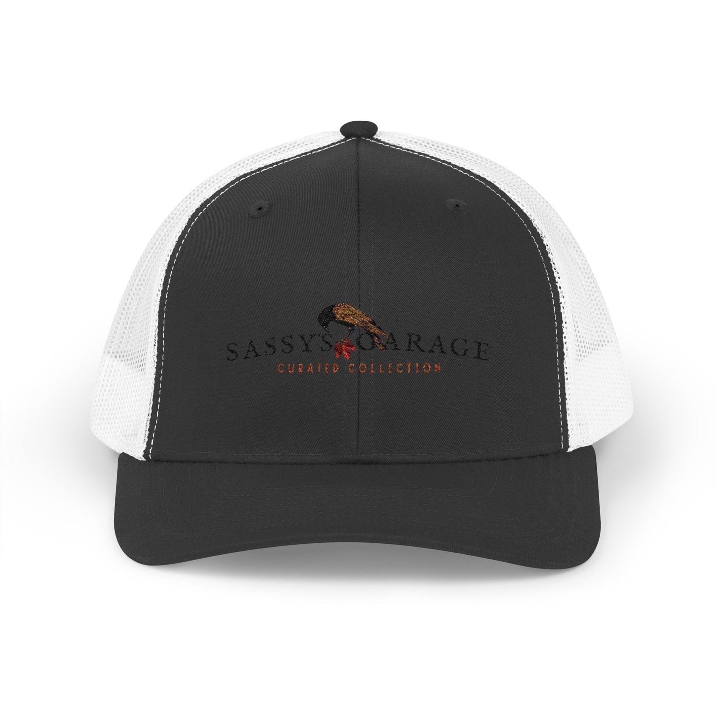 Sassy's Garage Snapback Trucker Cap | Casual Style Hat for Everyday Wear, Outdoor Adventures, Fun Fashion Statement - Velora