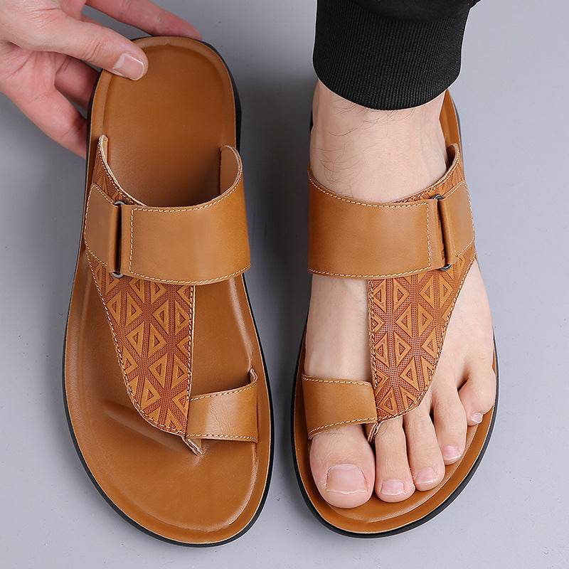 Men's Fashion All-matching Simple Beach Slippers